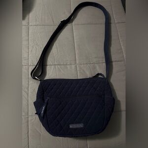 Vera Bradley Quilted Navy Shoulder Bag